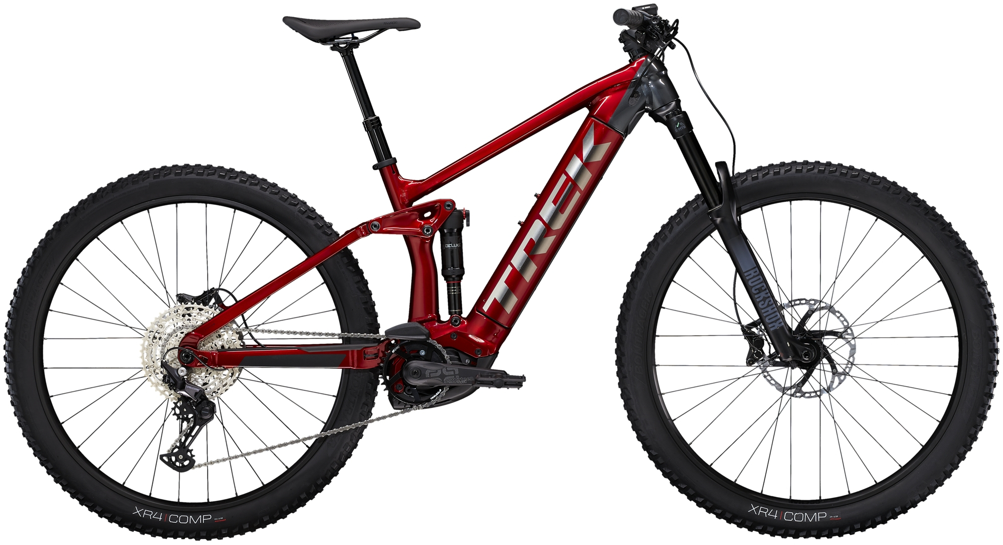 2022 Trek Rail 5 500w Electric Mountain Bike in Crimson